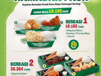 Promo Wingstop Ramadan Pack mulai Rp. 18 ribu paket berbagi minimal 20 pack