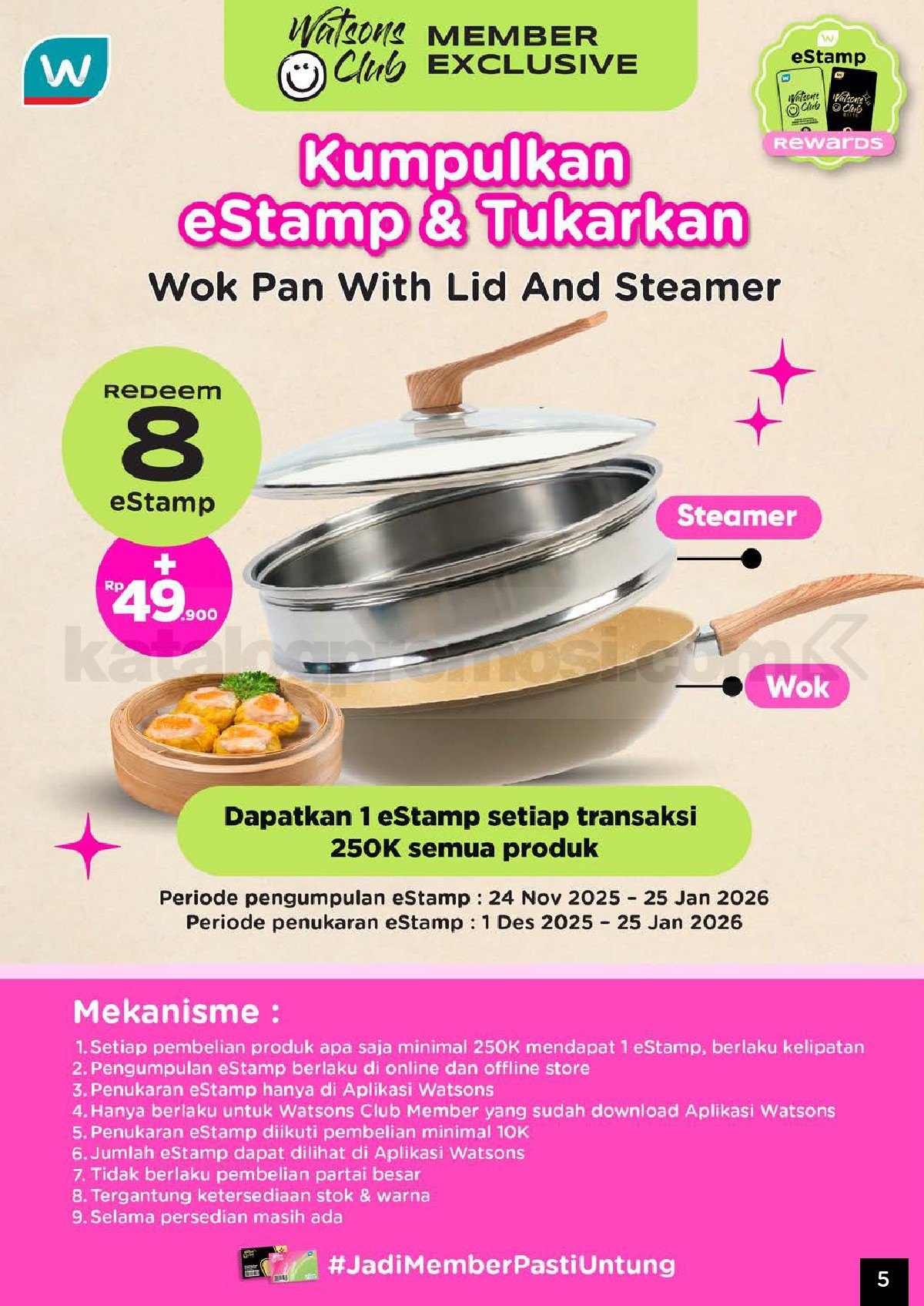 Katalog Belanja Watsons Terbaru Hello 2026 Diskon HINGGA 50% Katalog Belanja Watsons Terbaru Hello 2026 Diskon HINGGA 50% 5