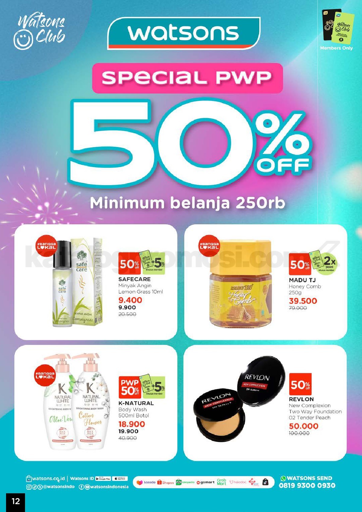 Katalog Belanja Watsons Terbaru Hello 2026 Diskon HINGGA 50% Katalog Belanja Watsons Terbaru Hello 2026 Diskon HINGGA 50% 12
