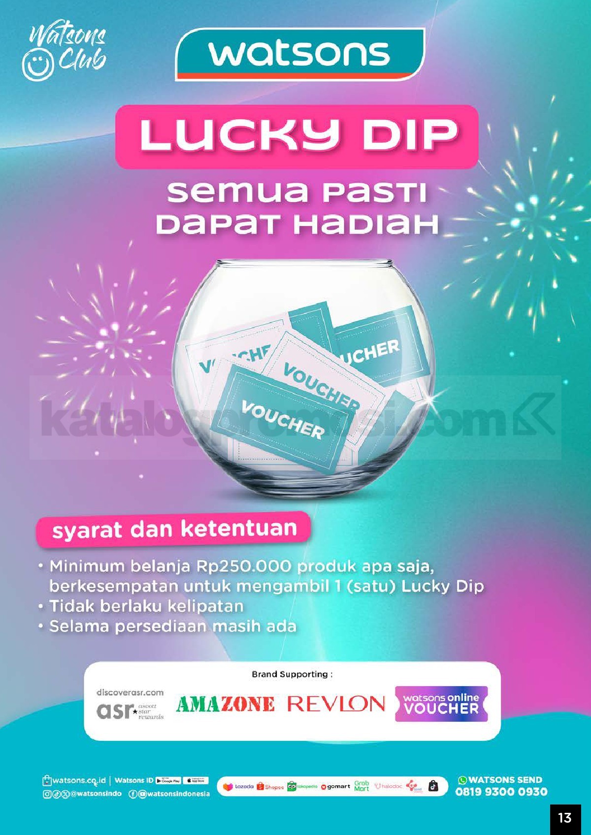 Katalog Belanja Watsons Terbaru Hello 2026 Diskon HINGGA 50% Katalog Belanja Watsons Terbaru Hello 2026 Diskon HINGGA 50% 13