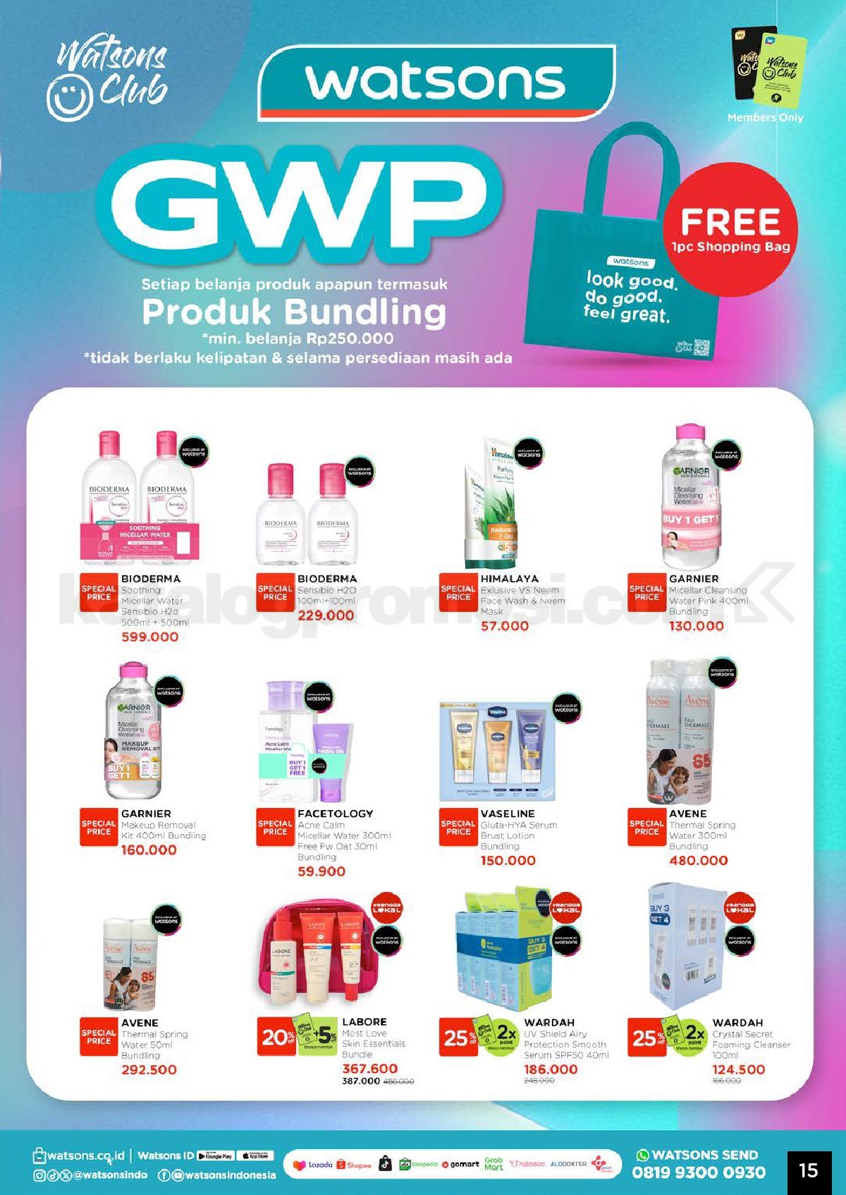 Katalog Belanja Watsons Terbaru Hello 2026 Diskon HINGGA 50% Katalog Belanja Watsons Terbaru Hello 2026 Diskon HINGGA 50% 15