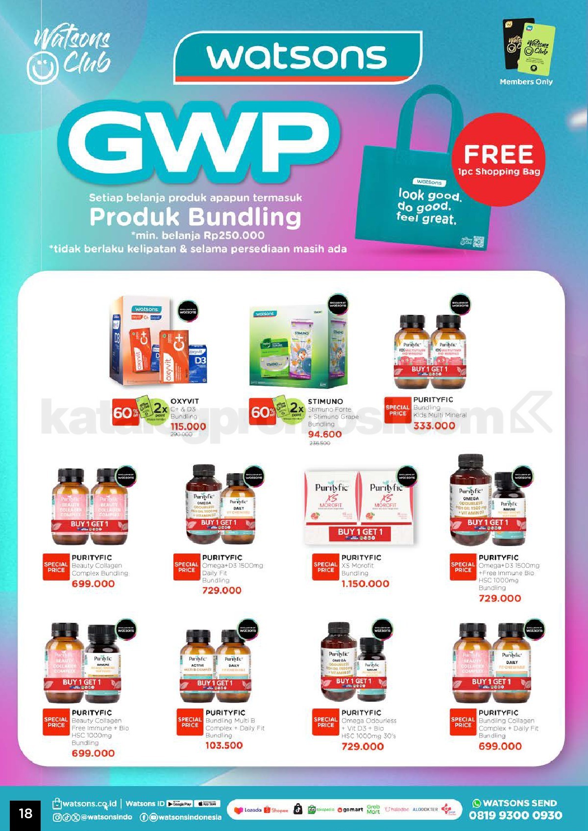 Katalog Belanja Watsons Terbaru Hello 2026 Diskon HINGGA 50% Katalog Belanja Watsons Terbaru Hello 2026 Diskon HINGGA 50% 18
