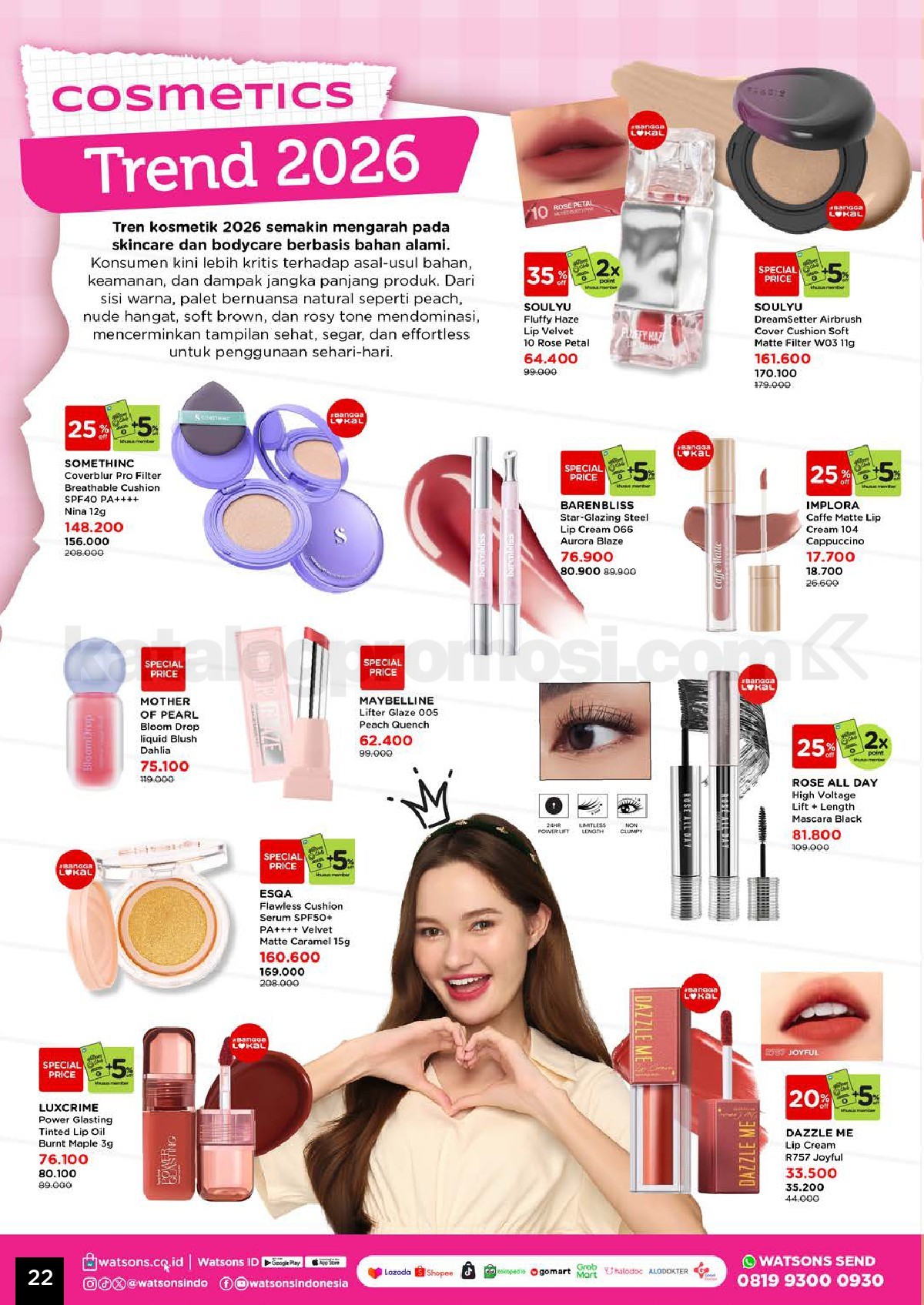 Katalog Belanja Watsons Terbaru Hello 2026 Diskon HINGGA 50% Katalog Belanja Watsons Terbaru Hello 2026 Diskon HINGGA 50% 22