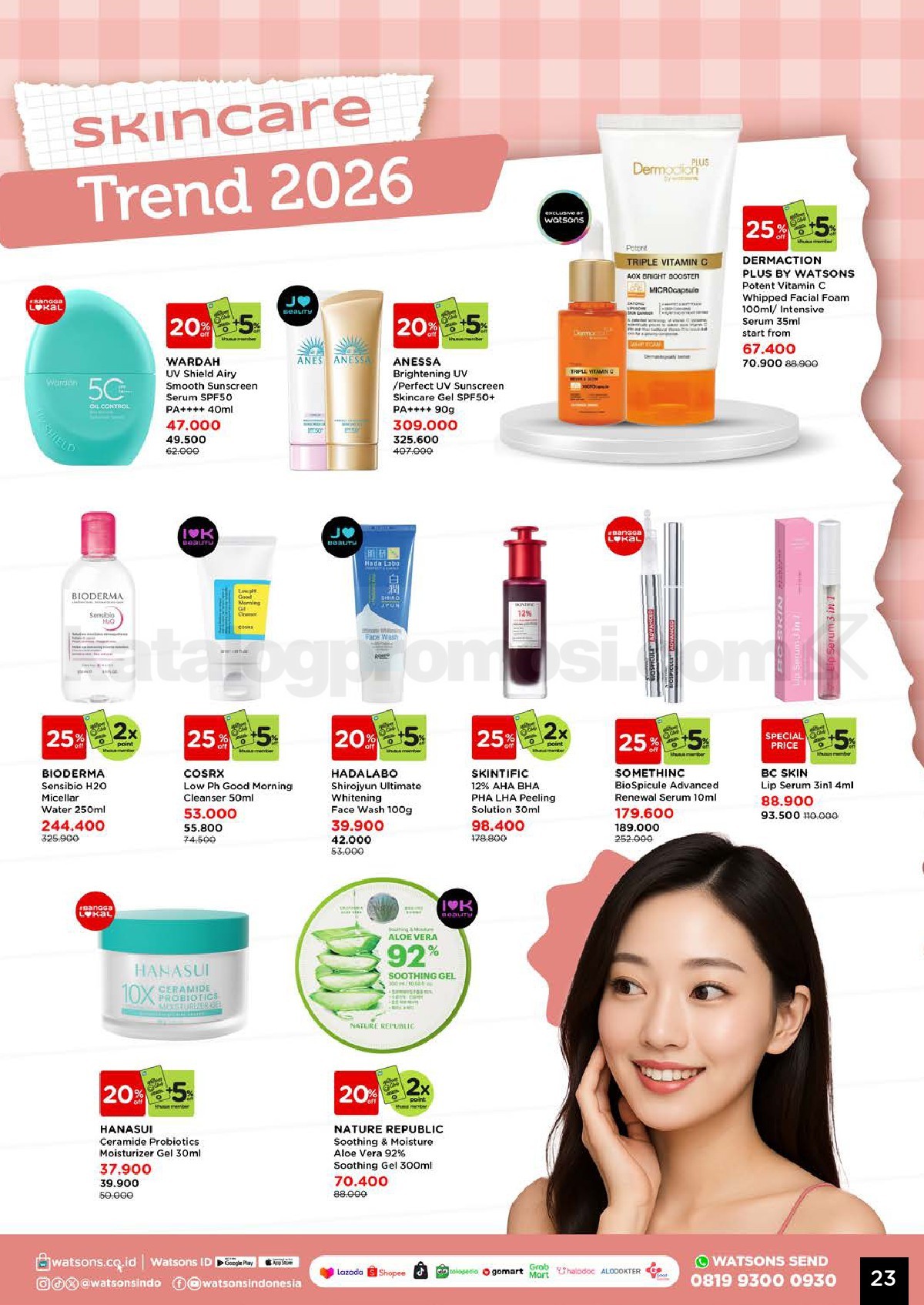 Katalog Belanja Watsons Terbaru Hello 2026 Diskon HINGGA 50% Katalog Belanja Watsons Terbaru Hello 2026 Diskon HINGGA 50% 23