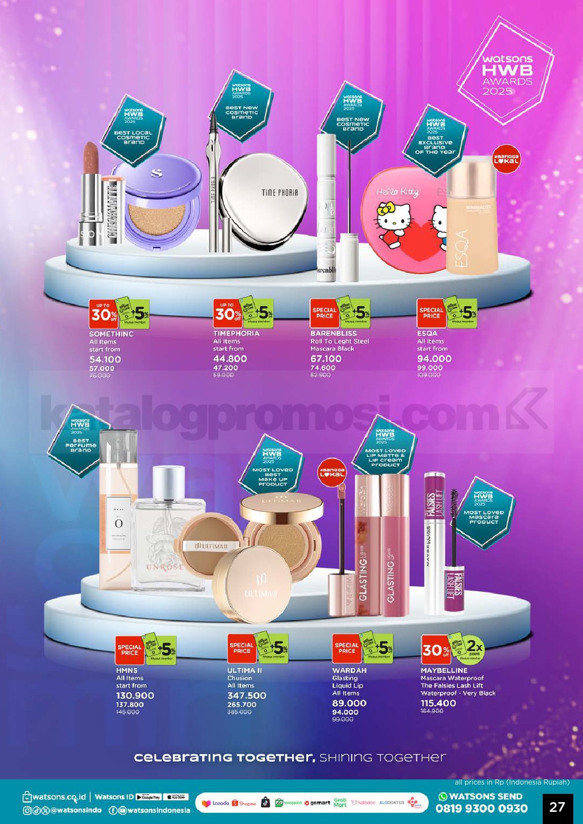 Katalog Belanja Watsons Terbaru Hello 2026 Diskon HINGGA 50% Katalog Belanja Watsons Terbaru Hello 2026 Diskon HINGGA 50% 27