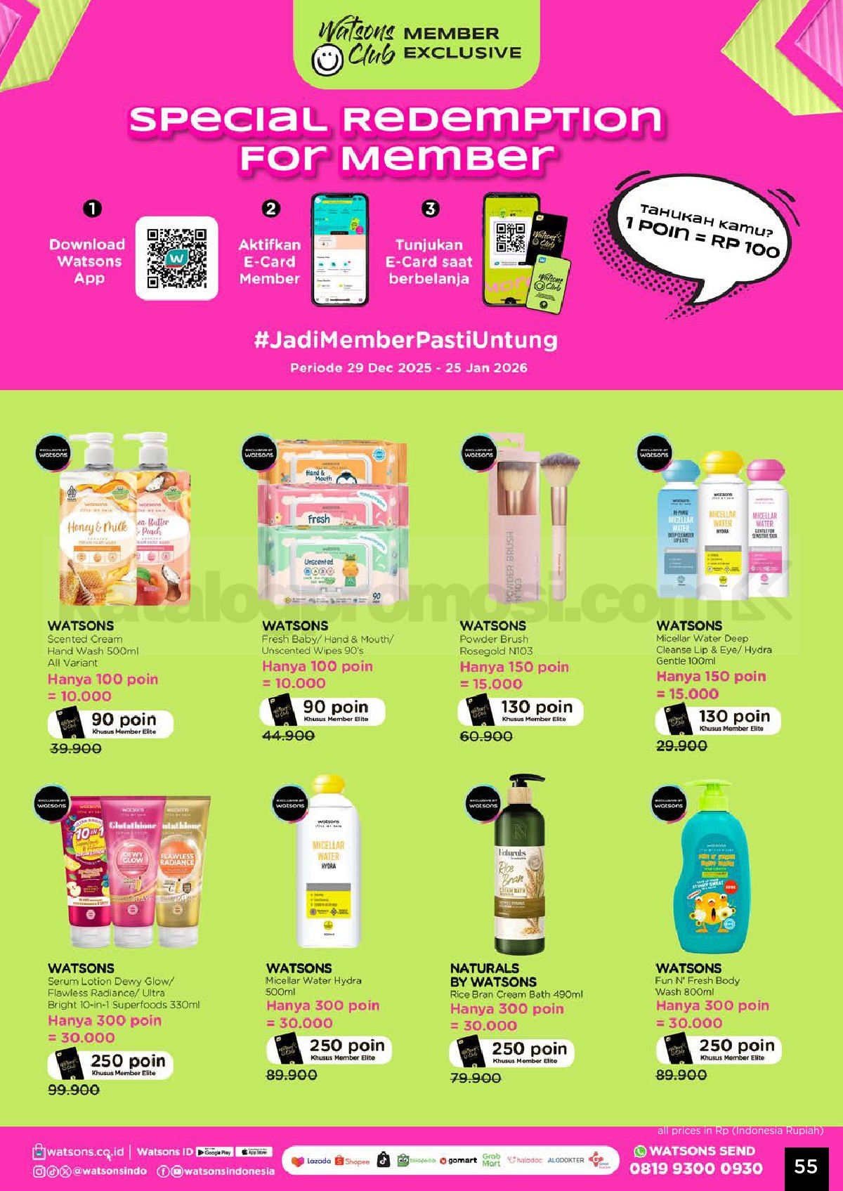 Katalog Belanja Watsons Terbaru Hello 2026 Diskon HINGGA 50% Katalog Belanja Watsons Terbaru Hello 2026 Diskon HINGGA 50% 55