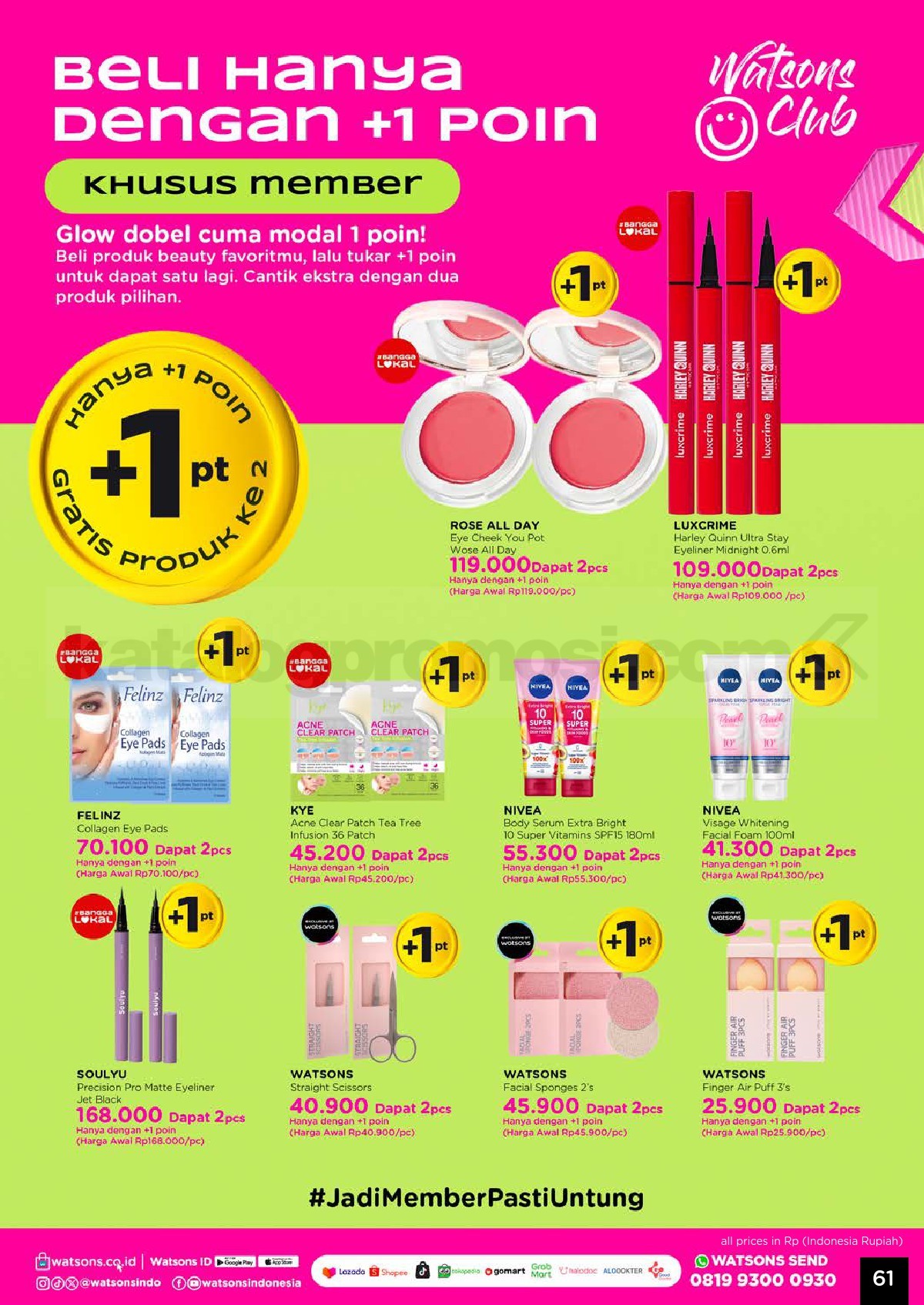 Katalog Belanja Watsons Terbaru Hello 2026 Diskon HINGGA 50% Katalog Belanja Watsons Terbaru Hello 2026 Diskon HINGGA 50% 61
