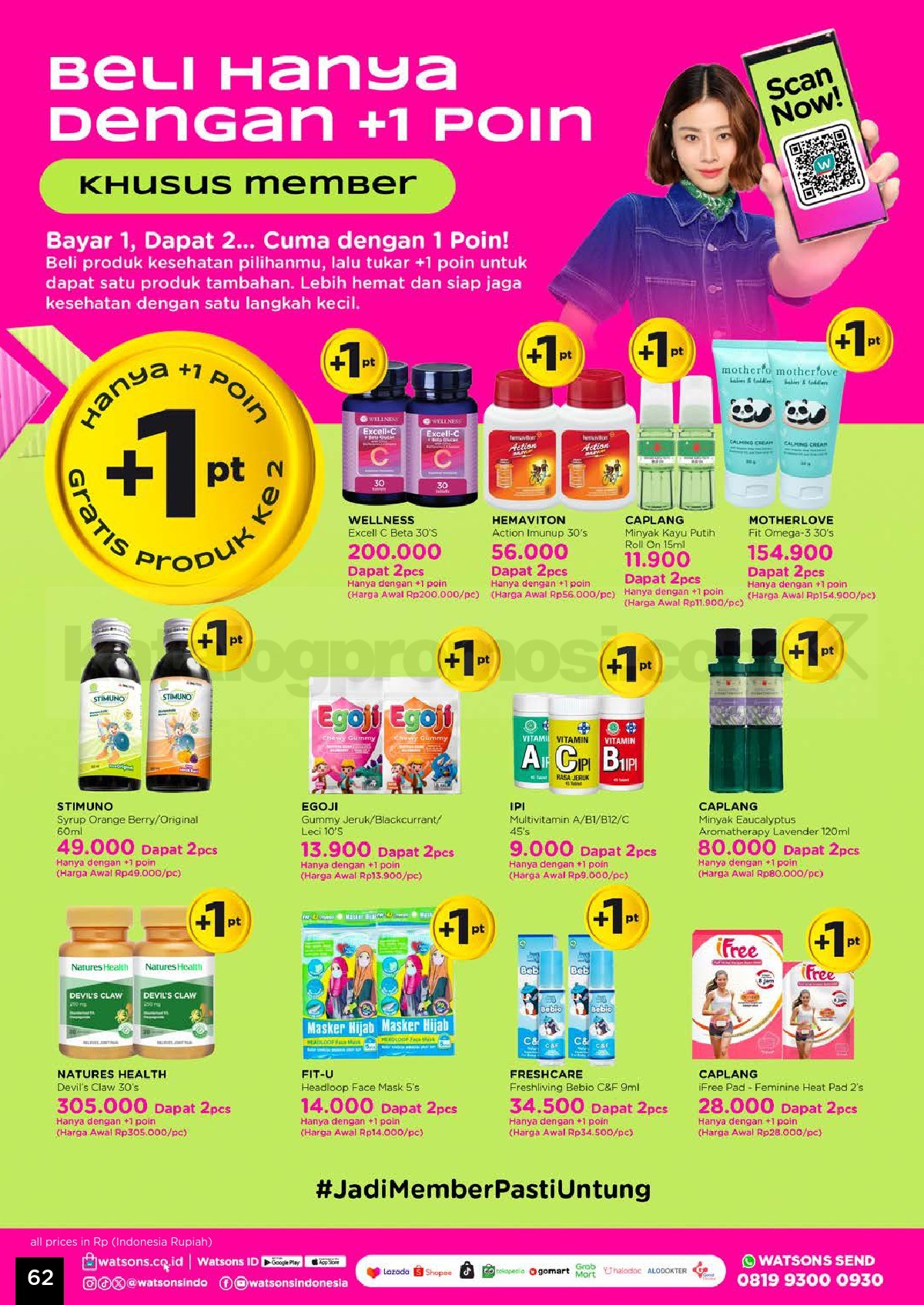 Katalog Belanja Watsons Terbaru Hello 2026 Diskon HINGGA 50% Katalog Belanja Watsons Terbaru Hello 2026 Diskon HINGGA 50% 62