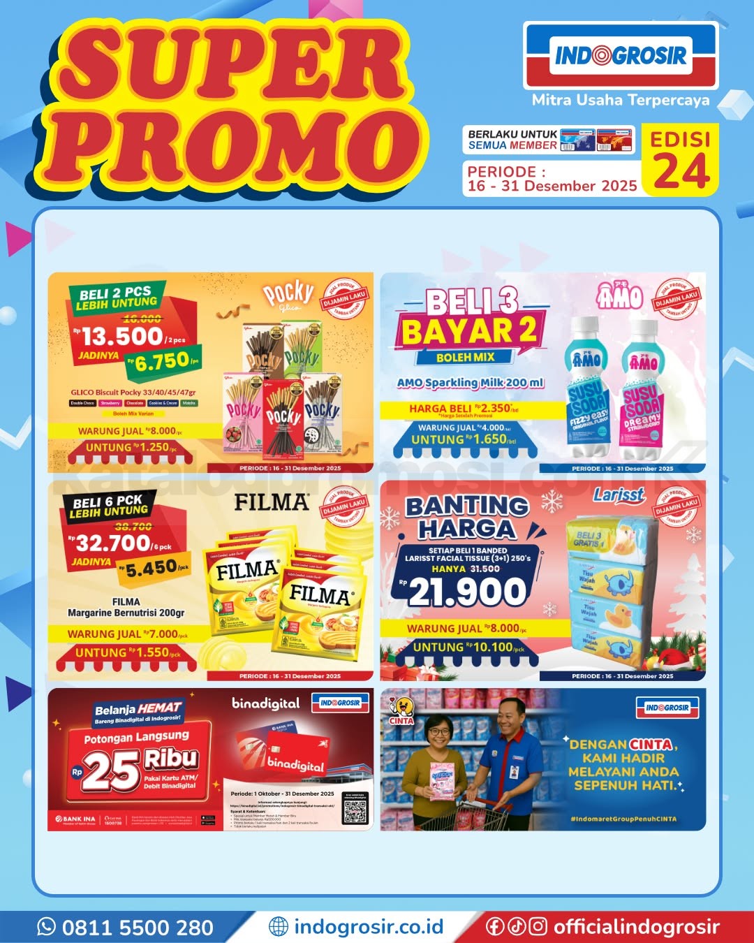 KATALOG PROMO INDOGROSIR HARI INI 16-31 Desember 2025 KATALOG PROMO INDOGROSIR HARI INI 16-31 Desember 2025 2