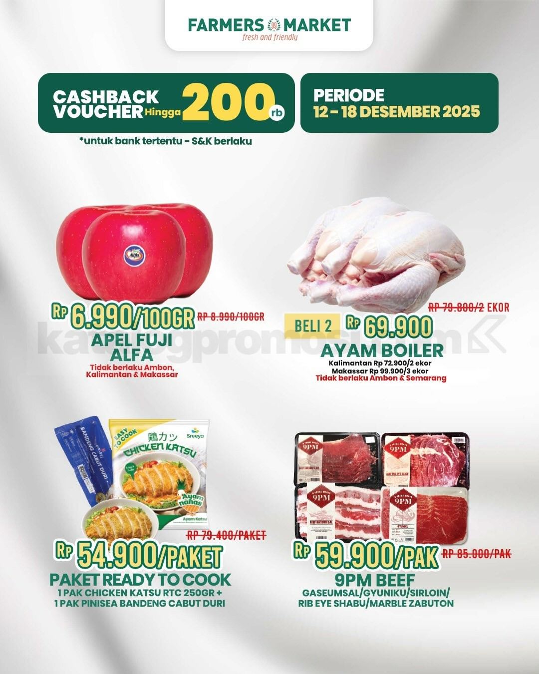 Promo JSM Farmers Market khusus Weekend 12-18 Desember 2025 Promo JSM Farmers Market khusus Weekend 12-18 Desember 2025 2