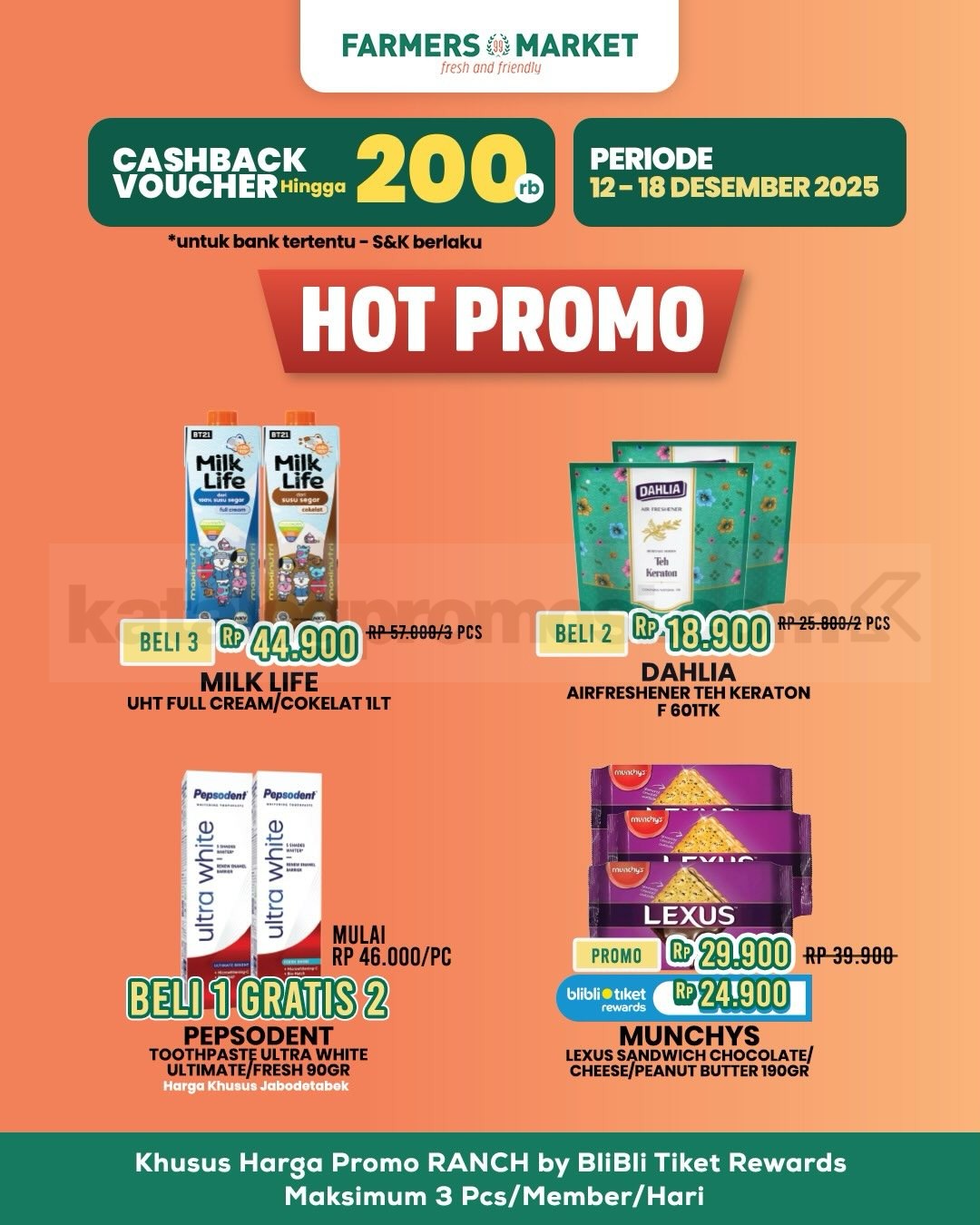Promo JSM Farmers Market khusus Weekend 12-18 Desember 2025 Promo JSM Farmers Market khusus Weekend 12-18 Desember 2025 5