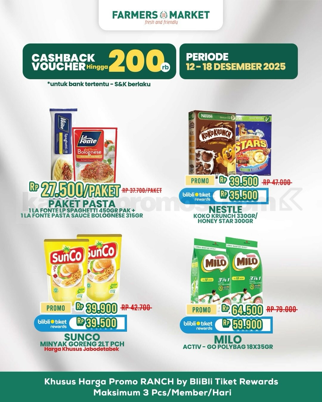 Promo JSM Farmers Market khusus Weekend 12-18 Desember 2025 Promo JSM Farmers Market khusus Weekend 12-18 Desember 2025 8