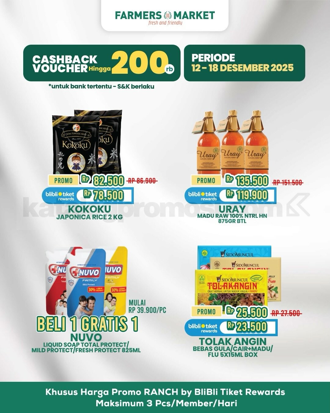 Promo JSM Farmers Market khusus Weekend 12-18 Desember 2025 Promo JSM Farmers Market khusus Weekend 12-18 Desember 2025 9