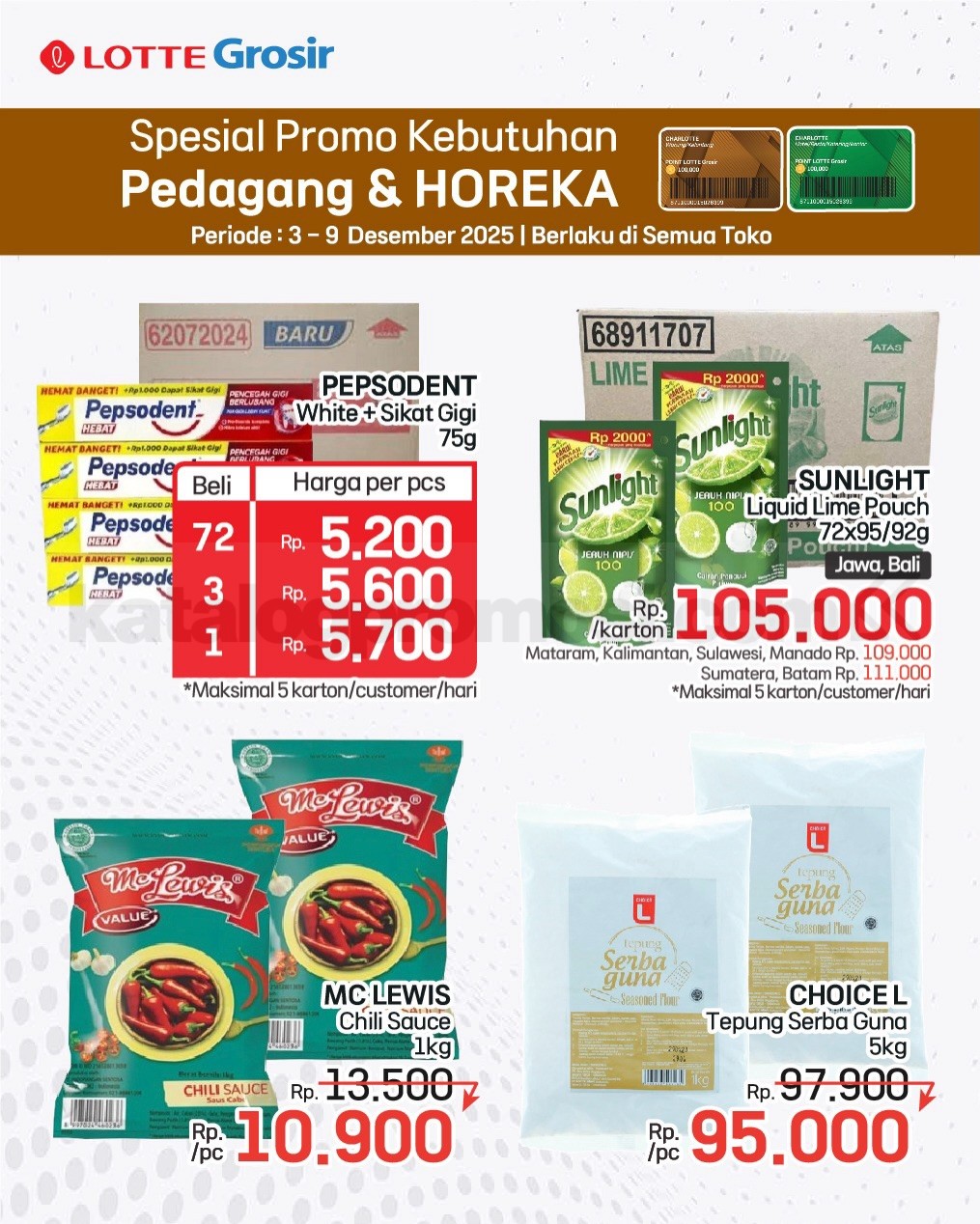 Katalog Promo LOTTE GROSIR TERBARU 03-09 Desember 2025 Katalog Promo LOTTE GROSIR TERBARU 03-09 Desember 2025 9