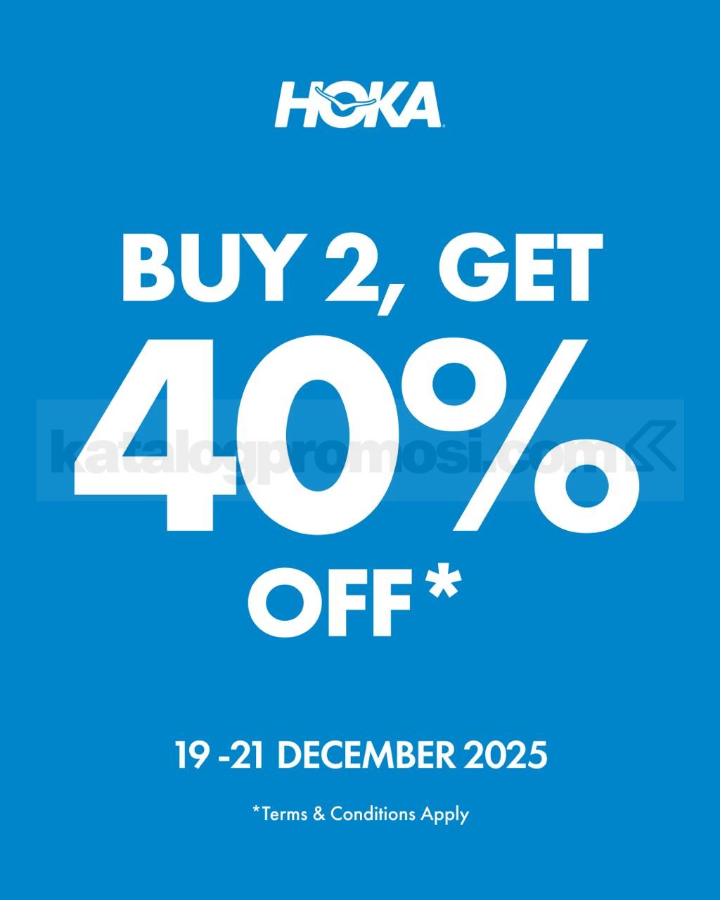 Promo HOKA Buy 2 Get 40% Off* Promo HOKA Buy 2 Get 40% Off* 1