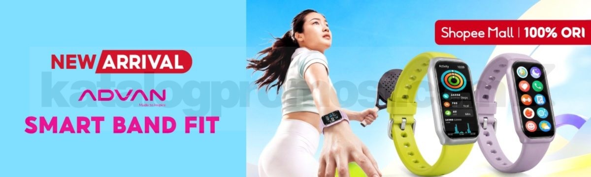 Promo Advan NEW! Fit Band Harga Spesial di Shopee Promo Advan NEW! Fit Band Harga Spesial di Shopee dengan fitur smartband lengkap.