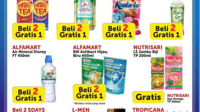 Promo Alfamart Double Date 12.12 Beli 1 Gratis 1 1