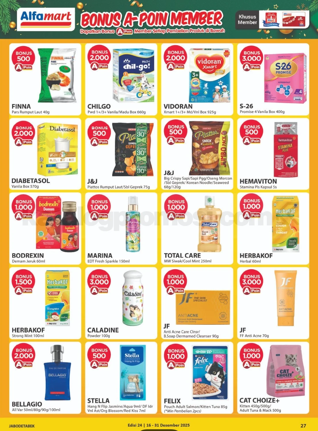 Promo Alfamart Terbaru Katalog 16-31 Desember 2025 Promo Alfamart Terbaru Katalog 16-31 Desember 2025 28