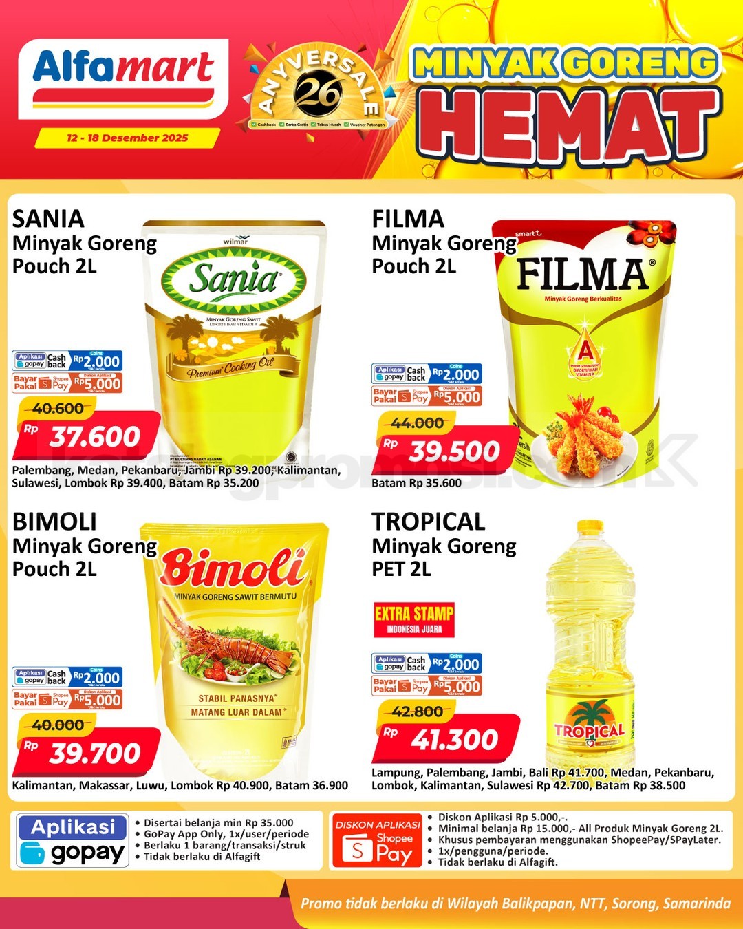PROMO ALFAMART MINYAK GORENG MURAH 12-18 Desember 2025 PROMO ALFAMART MINYAK GORENG MURAH 12-18 Desember 2025 2