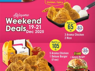 Promo A&W AWesome Weekend Deals mulai Rp. 8.500 dengan paket ayam dan Root Beer