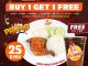 Promo Ayam Gepuk Pak Gembus Grand Opening Buy 1 Get 1 Free paket nasi ayam gepuk lengkap plus es teh