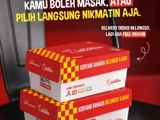 Promo Ayam Nelongso FDO Free Ongkir Gratis Menu dengan bonus pilihan minuman atau ayam