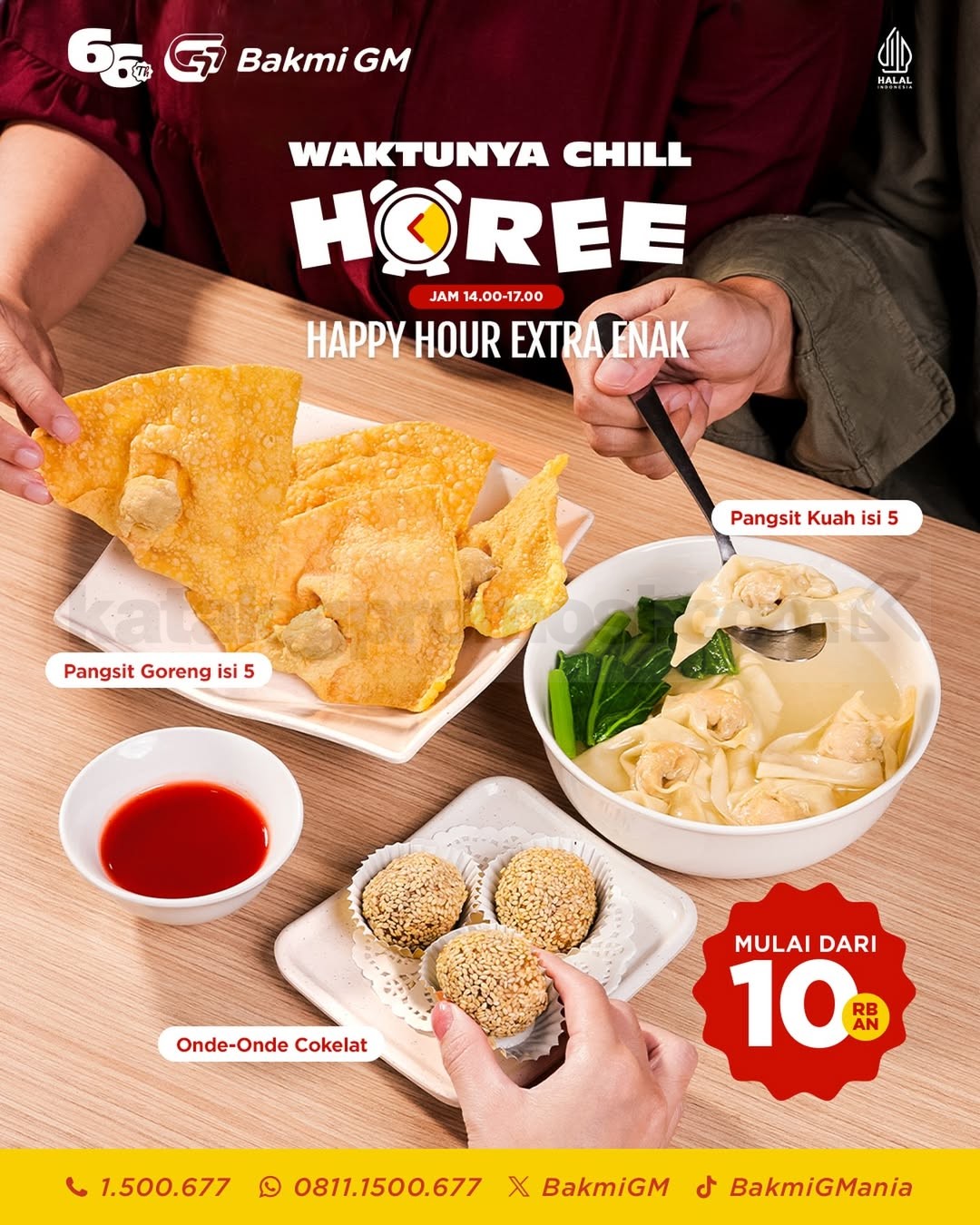 Promo Bakmi GM Happy Hour Extra Enak Mulai Rp. 10.910 Promo Bakmi GM Happy Hour Extra Enak mulai Rp. 10.910 untuk camilan sore