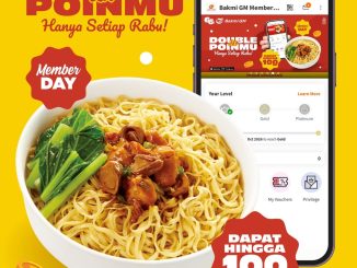 Promo Bakmi GM Member Day Double Poin Hingga 100 Poin, kumpulkan poin ekstra setiap Rabu
