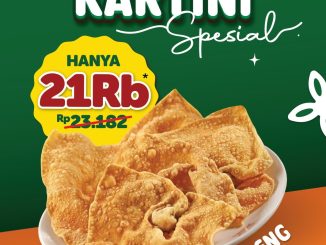 Promo Baso Malang Karapitan Hari Kartini Pangsit Goreng Rp.21.000 khusus pelanggan wanita dine-in