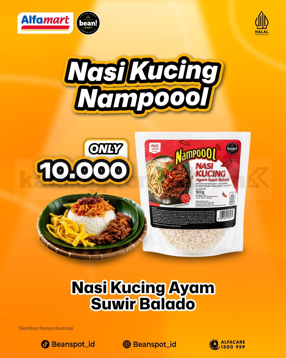 Promo Bean Spot Alfamart Nasi Kucing Nampoool Serba Rp. 10 Ribu Promo Bean Spot Alfamart Nasi Kucing Nampoool Serba Rp. 10 Ribu 1