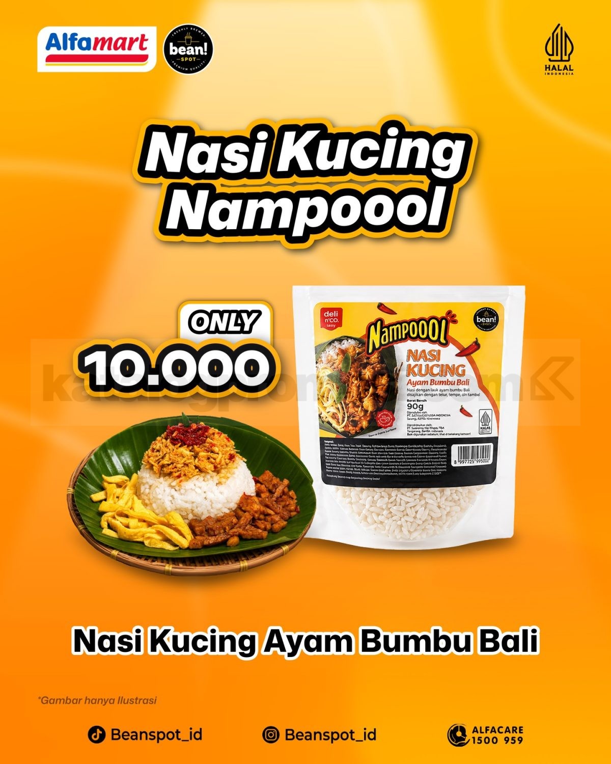 Promo Bean Spot Alfamart Nasi Kucing Nampoool Serba Rp. 10 Ribu Promo Bean Spot Alfamart Nasi Kucing Nampoool Serba Rp. 10 Ribu 2