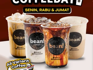 Promo Beanspot Coffee Day semua varian mulai Rp 10.000 berlaku Desember 2025