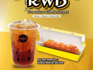 Promo Beanspot Ramadhan paket es teh dan sosis bakar Rp. 12.000