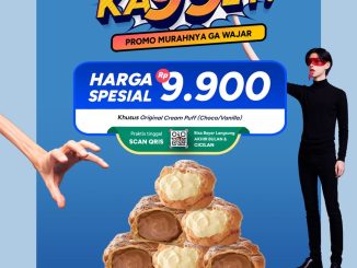 Promo Beard Papa’s Bank Saqu KA99ET Cream Puff Rp.9.900 via QRIS