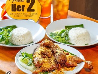 Promo Bebek Kaleyo NEW! Paket Ber-2 Rp. 90.910 menu lengkap berdua