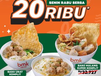 Promo BMK Serbu Baso Serba Rp. 20.000 pilihan menu baso favorit