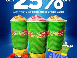 Promo Boost Juice Diskon 25% dengan Visa Contactless hingga Rp. 50.000