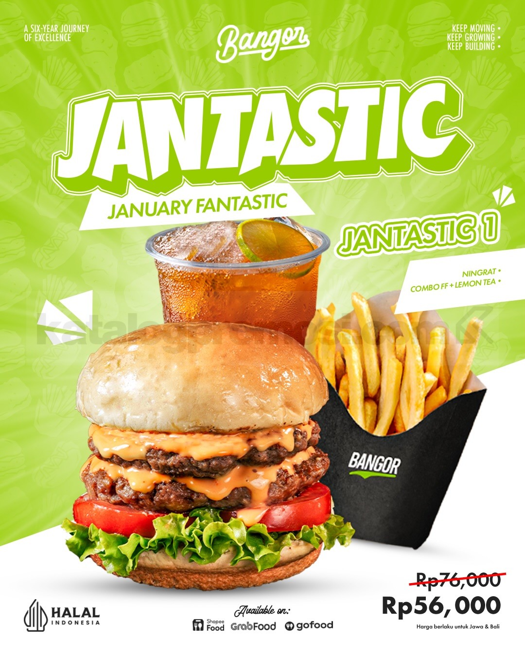 Promo Burger Bangor JANTASTIC Paket Favorit mulai Rp. 56.000 Promo Burger Bangor JANTASTIC paket favorit mulai Rp. 56.000