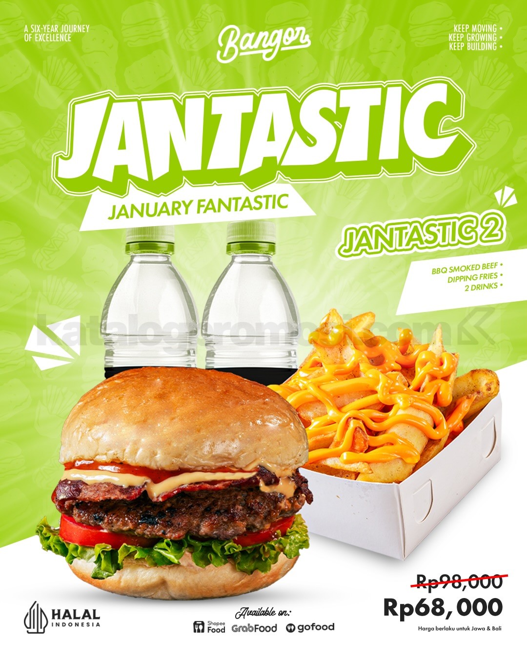 Promo Burger Bangor JANTASTIC Paket Favorit mulai Rp. 56.000 Promo Burger Bangor JANTASTIC Paket Favorit mulai Rp. 56.000 1