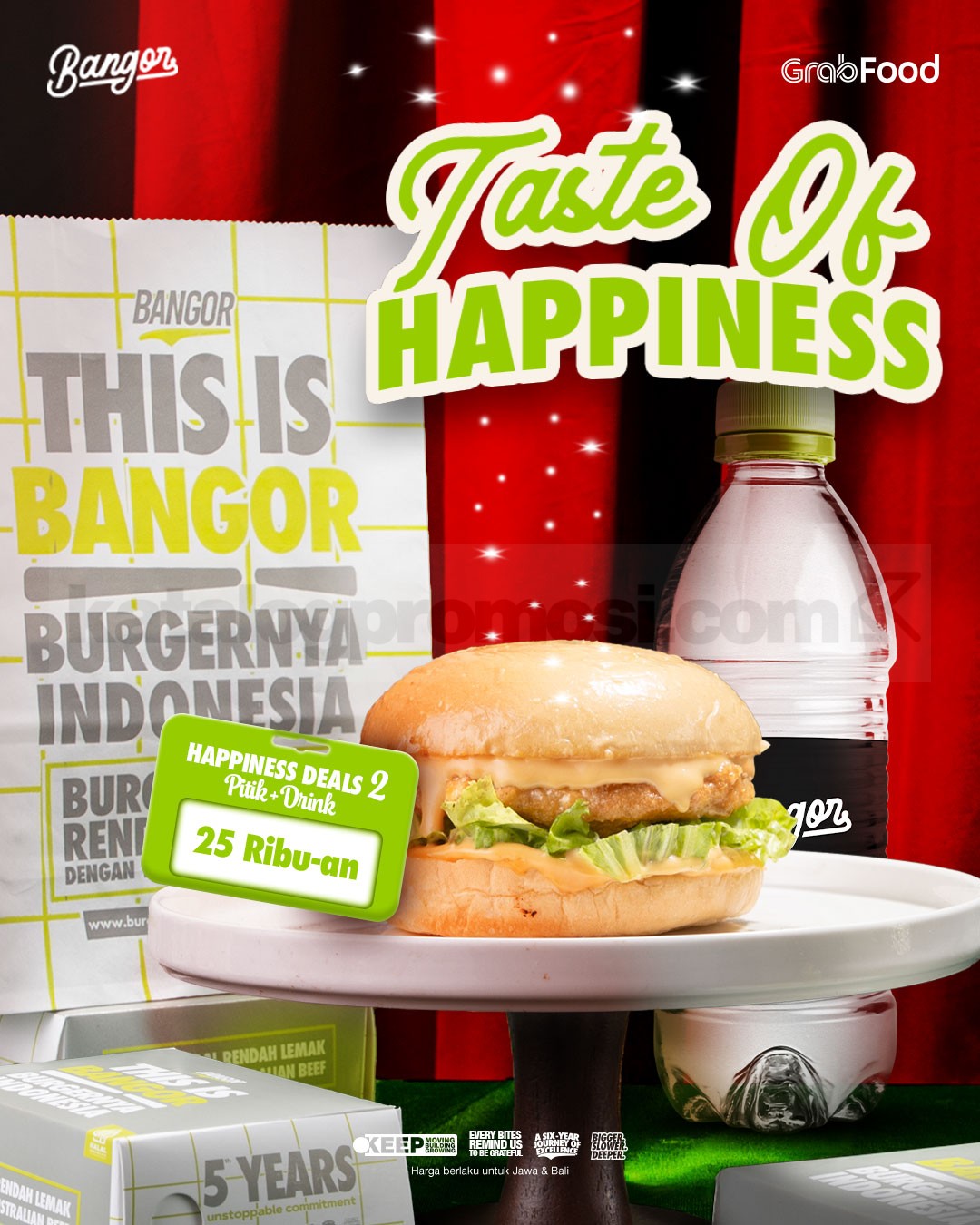 Promo Burger Bangor Taste of Happiness cuma Rp. 25.000 Promo Burger Bangor Taste of Happiness cuma Rp. 25.000 1