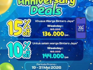 Promo BXSea Bintaro Jaya Anniversary Deals Diskon hingga 15% periode Mei 2026