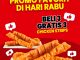 Promo CFC Day Beli 3 Gratis 3 Chicken Strips Rp. 22.727 setiap Rabu di outlet tertentu