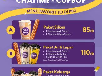Promo Chatime x Cupbop Bundling Series Mulai Rp. 85.000 paket hotdaaaaakk dan minuman