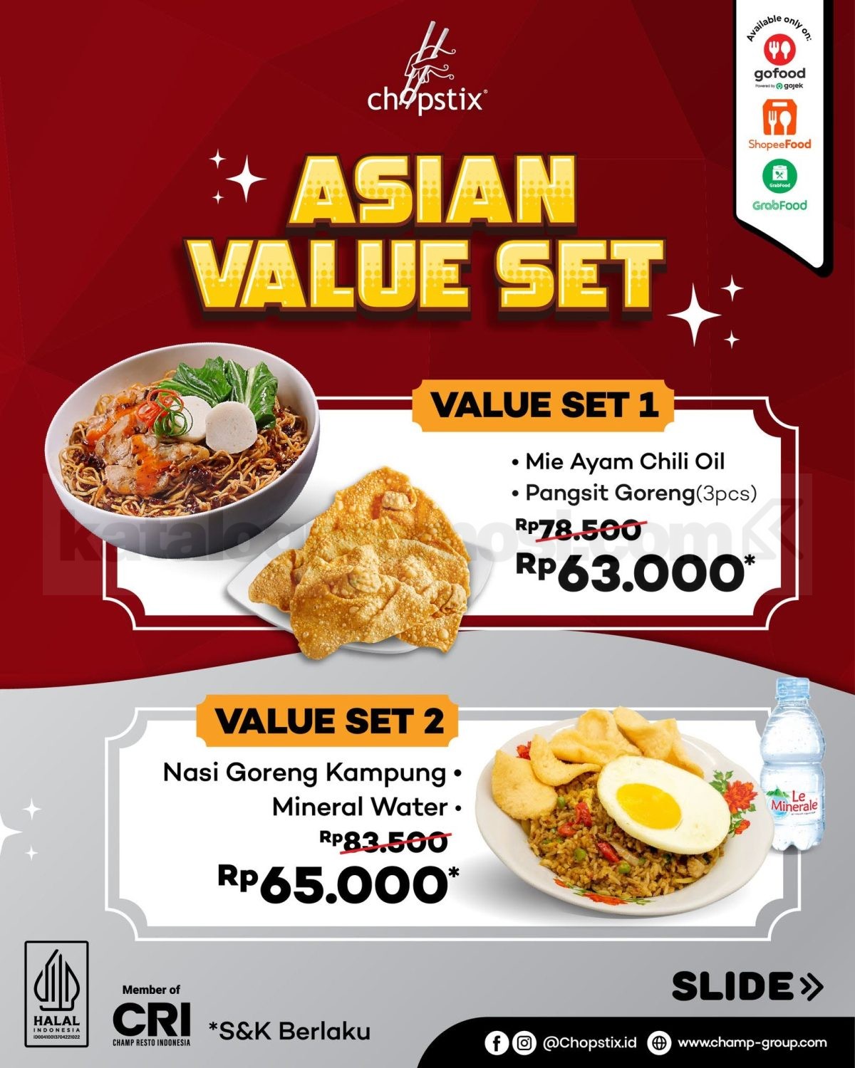 Promo Chopstix Asian Value Set Diskon hingga 22% Promo Chopstix Asian Value Set Diskon hingga 22% 1