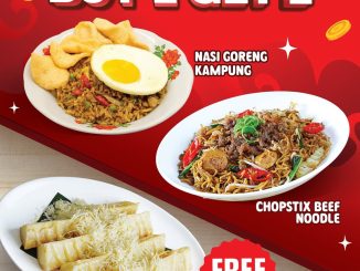 Promo Chopstix Stix Twogether Buy 2 Get 1 Free gratis singkong keju susu