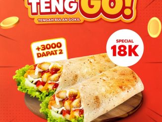Promo Circle K Tengah Bulan Gokil Tambah Rp. 3.000 Dapat 2 Kebab untuk member CK Shopping Apps