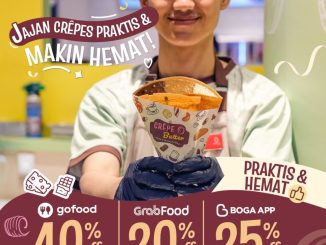 Promo CREPE O’ BUTTER delivery hemat diskon hingga 40%