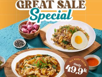Promo CROCO Jakarta Great Sale All Kuey Teow mulai Rp. 49.900 di seluruh outlet JABODETABEK