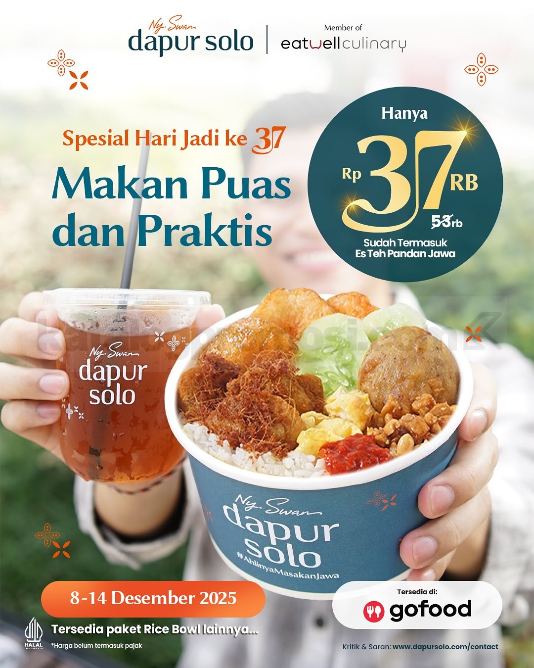 Promo Dapur Solo Bundling Rice Bowl Rp. 37 ribu Promo Dapur Solo Bundling Rice Bowl Rp. 37 ribu 1