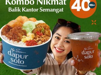 Promo Dapur Solo Paket Rice Bowl Rp. 40.000 lengkap dengan Es Teh Pandan Jawa